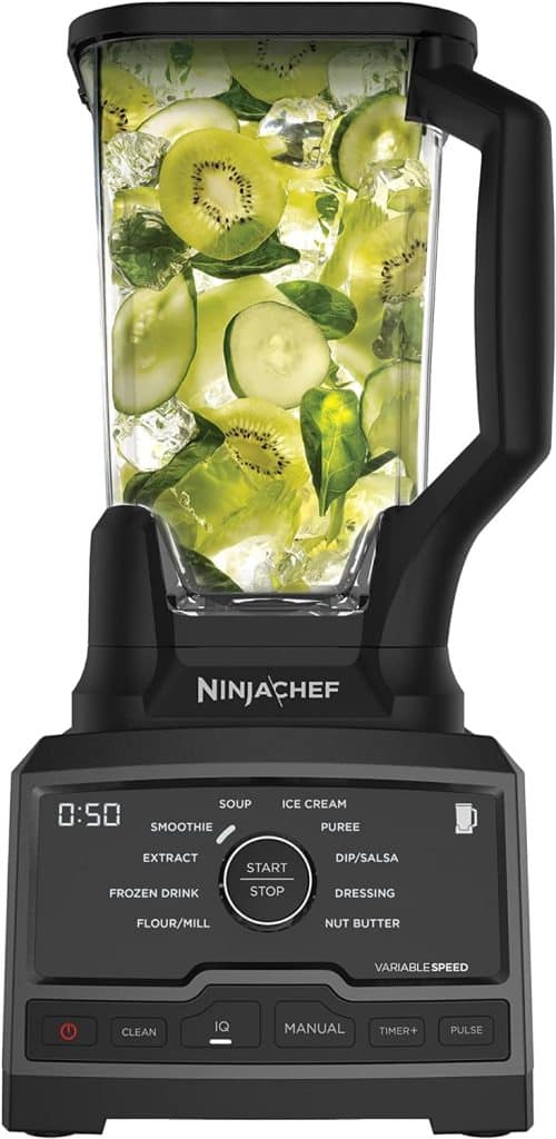 Licuadora Profesional Ninja Chef Negra  CT800 de 10 Velocidades