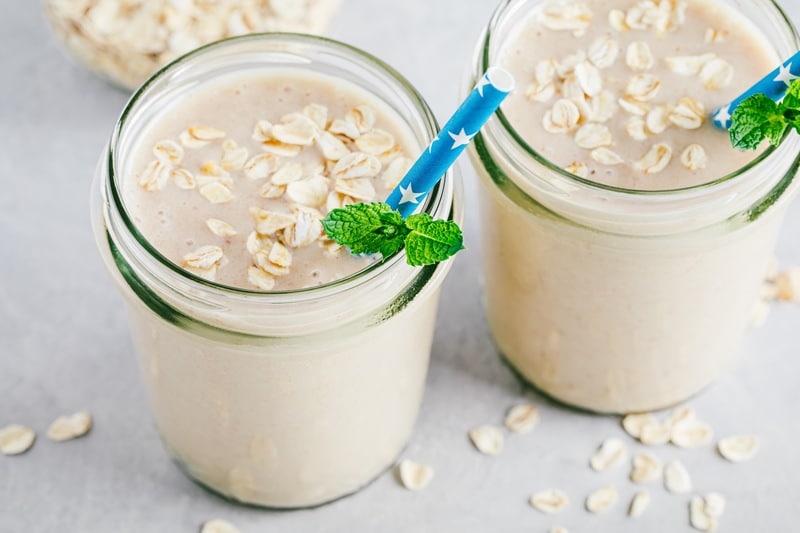 licuados con avena deliciosos para bajar de peso