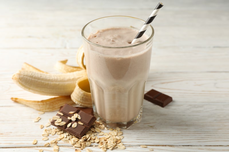 licuado de avena con plátano y chocolate para que sirve