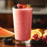 licuado de melon con frutilla 1